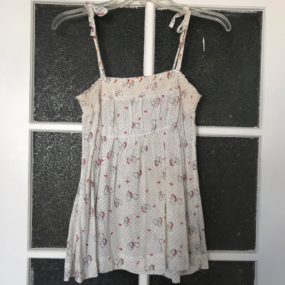 Free People Camisole with Embroidered Flowers